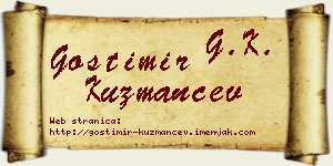 Gostimir Kuzmančev vizit kartica